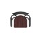 Holland Bar Stool Co Jackie with Arms 25 in. Swivel Counter Stool with Black Wrinkle Finish and Dark Cherry Maple Seat 415 - alternate 7